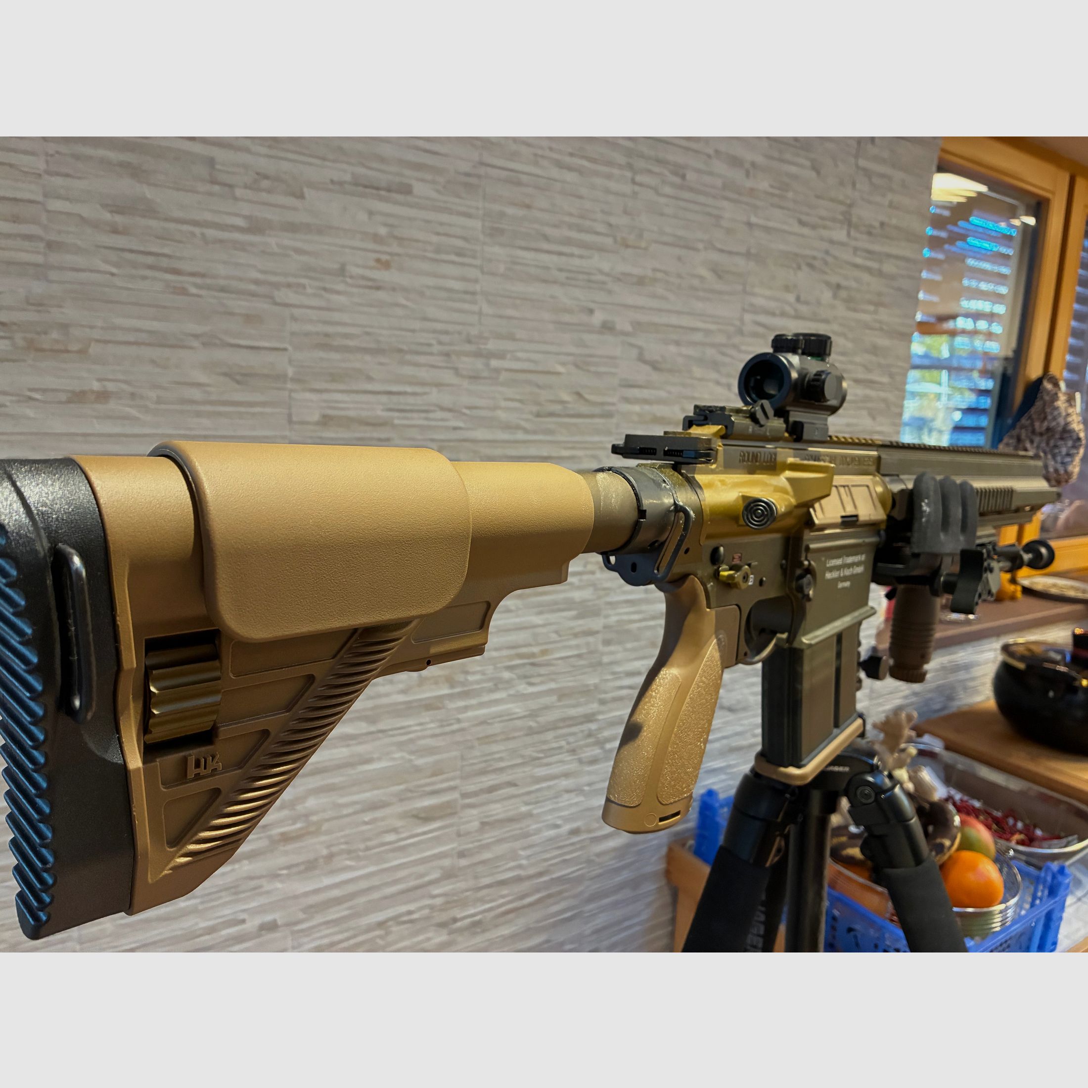 Airsoft Geweer H+K G 28 6 mm BB elekt. 1,7 Joule SAEG+ Magazine