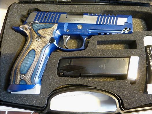 Sig Sauer P226 x-five Blue Moon Skeleton