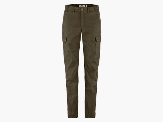 Fjällräven Damen Outdoorhose Stina Trousers Dark Olive 42 Short