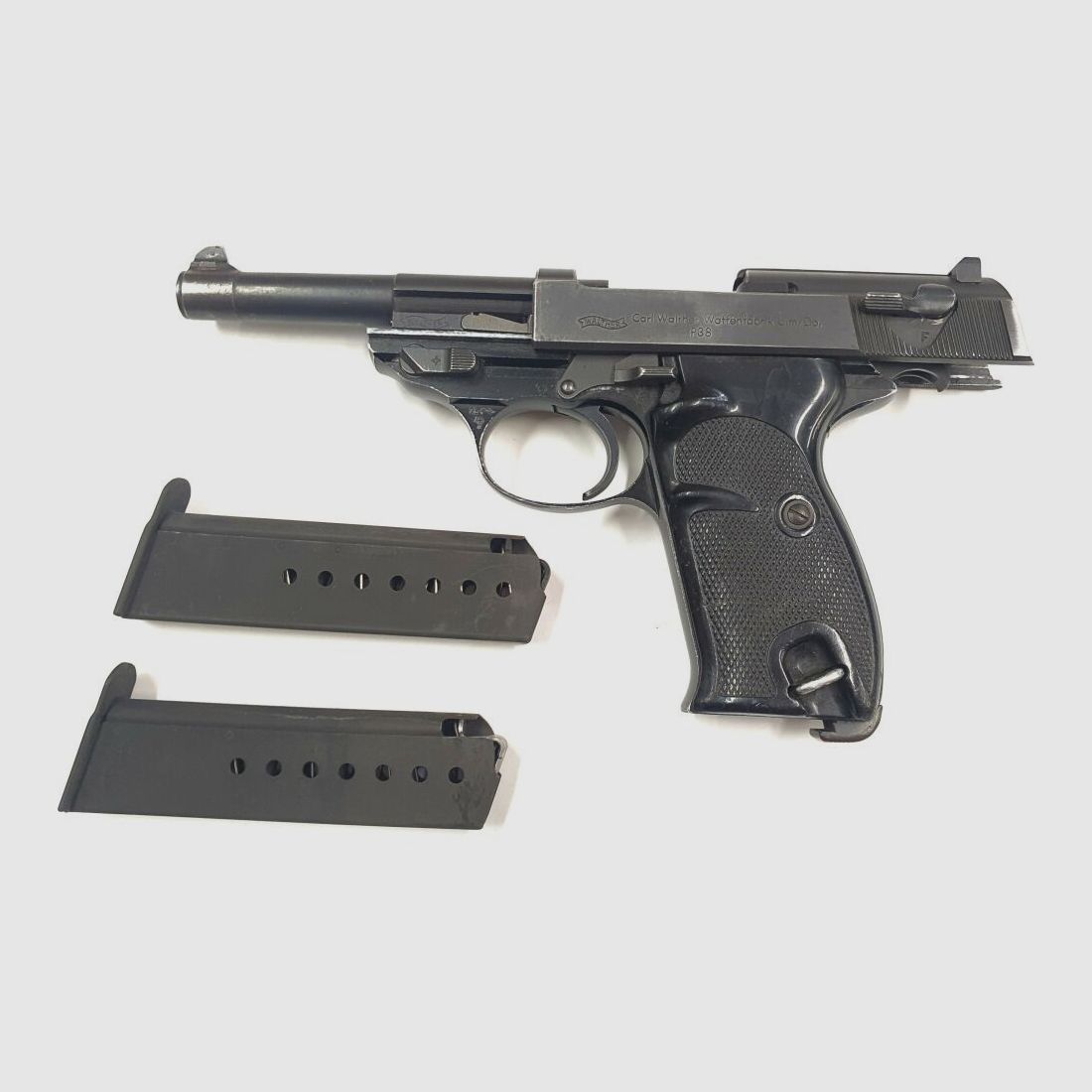 Wapenfabriek Walther Ulm Donau P38 Inclusief accessoires