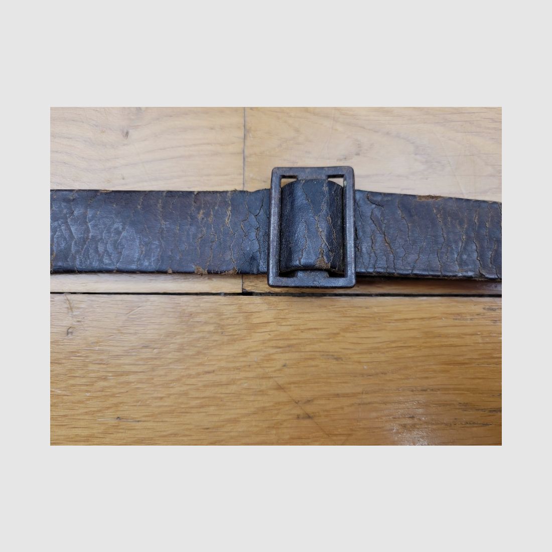 Schöne originale G98 Riemen – Gewehr 1898 – Deutsche Armee 1. Weltkrieg – Leder – komplett – sehr gut erhalten, Bild 4 von 8