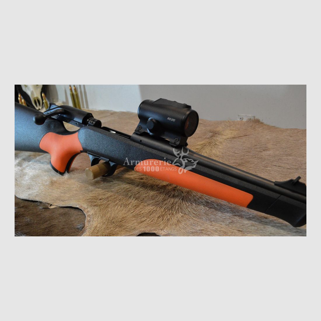 BÜCHSE BLASER R8 PROF ORANGE KAL. 30.06 ODER 300WM + RD20 NEU, Bild 3 von 13