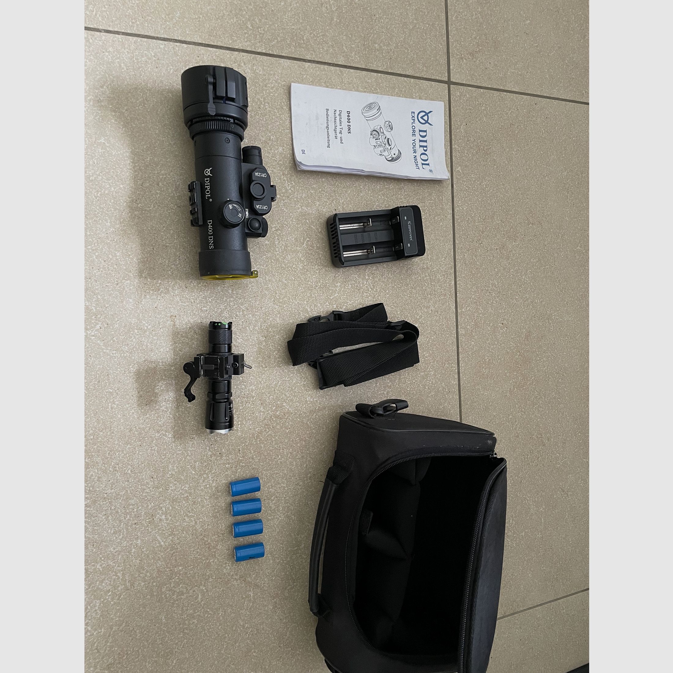 Dipol D400DNS digital night vision attachment with Rusan adapter