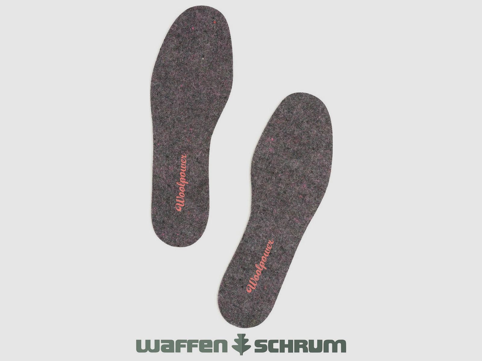 Woolpower insoles Felt recycle grey