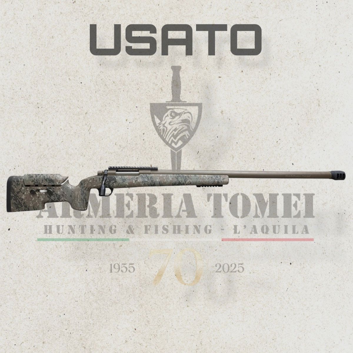 GEBRAUCHT – BÜCHSE – SABATTI MOD. TACTICAL EVO US DESERT Kal. 300 Win. Mag., Bild 1 von 7