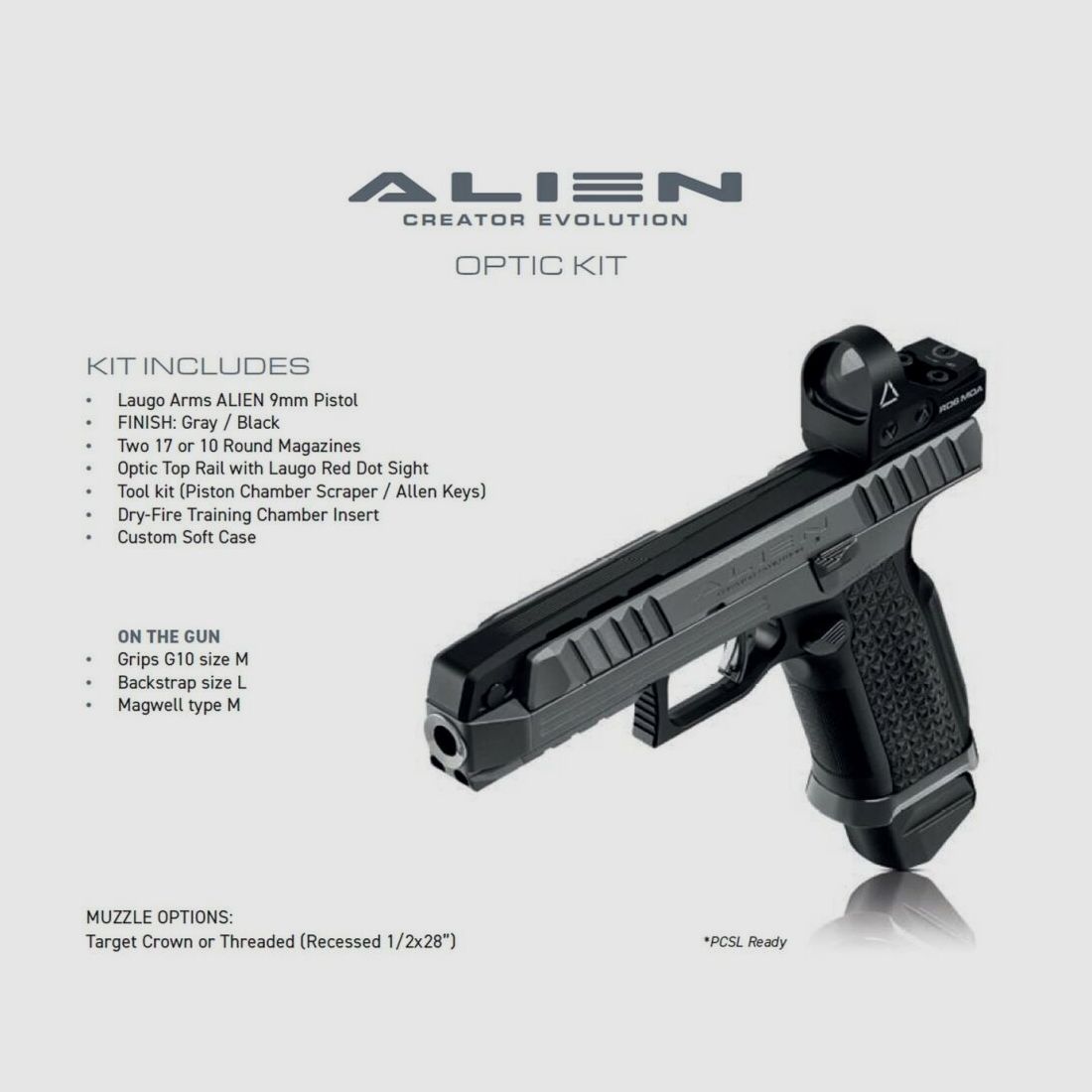 Laugo Arms Mod. ALIEN Creator Optic Kit