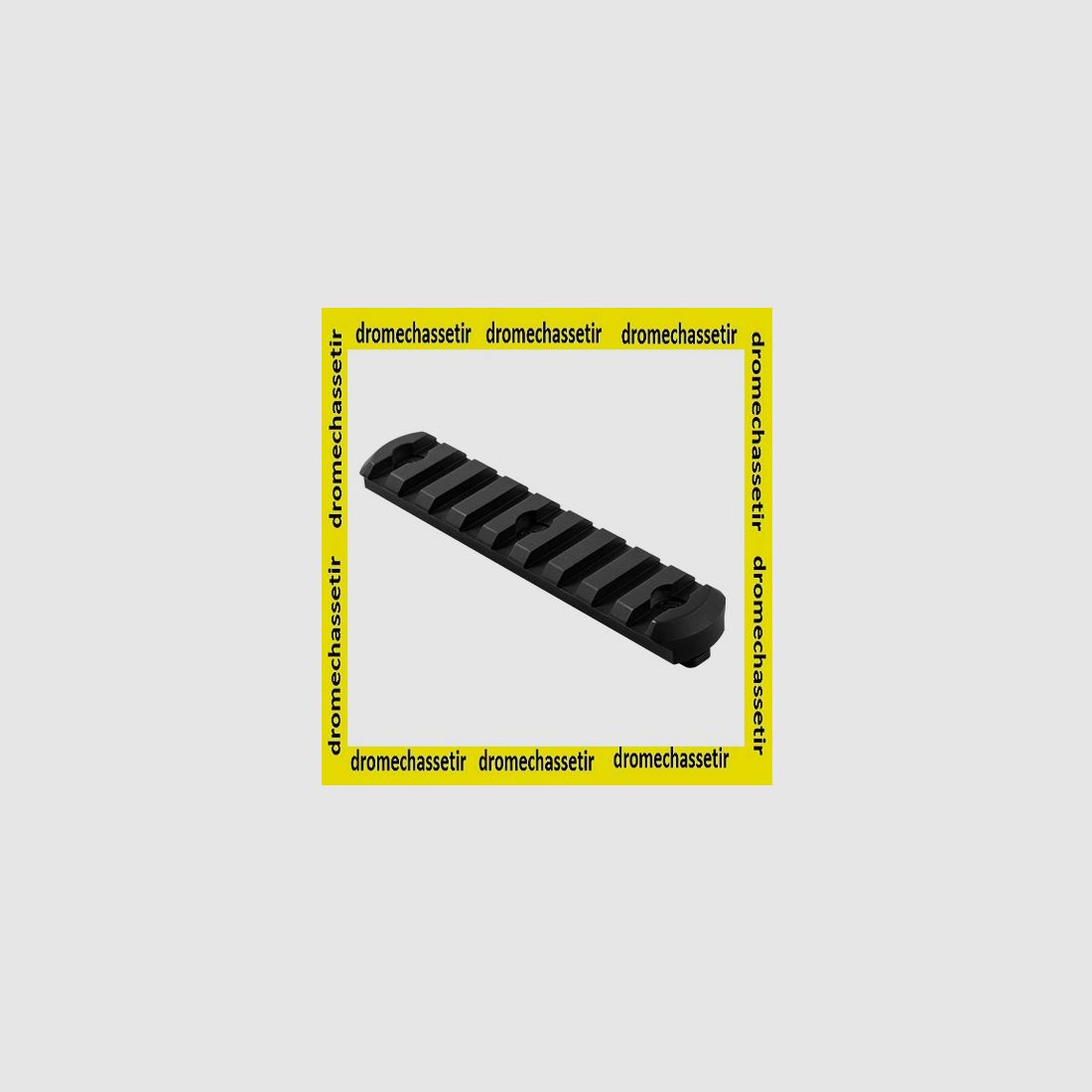 rail picatinny M-LOK pour garde main, longueur 11,7cm, noir, image 1 sur 2