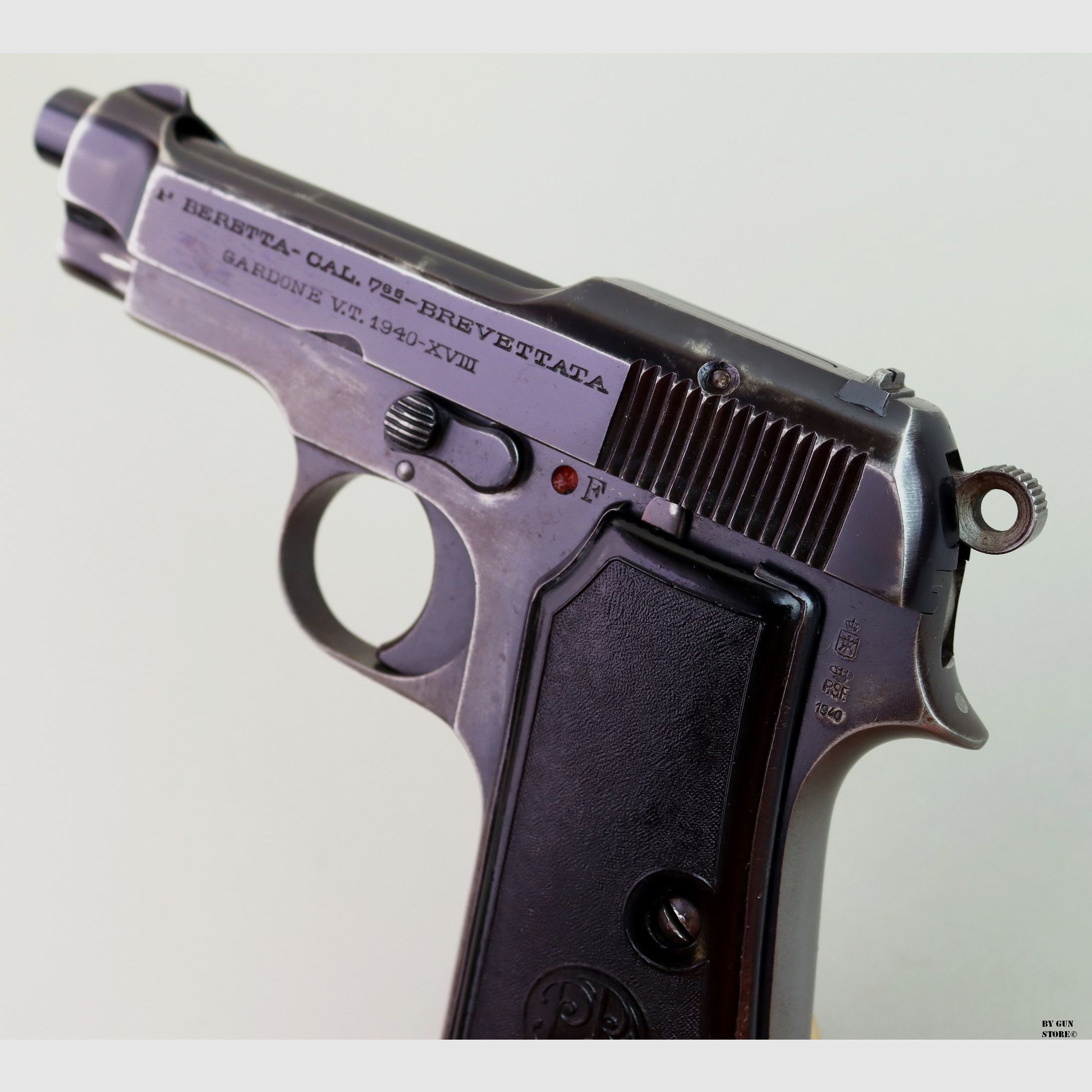 Pistola Beretta mod. 1935 Anno 1940 cal. 7,65 mat. 449435, immagine 6 di 8
