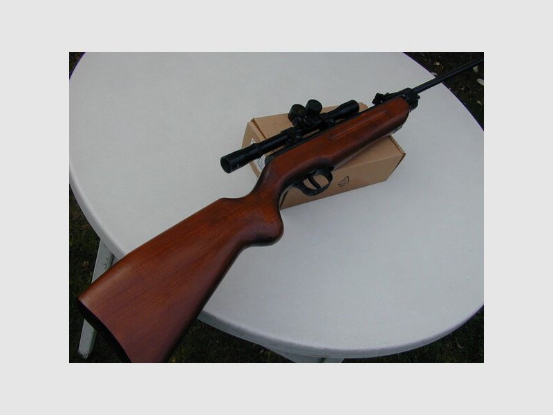 Sportluftgewehr Weihrauch HW50 mit ZF *** SEHR SCHÖN *** die alte mit Rillenschaft......