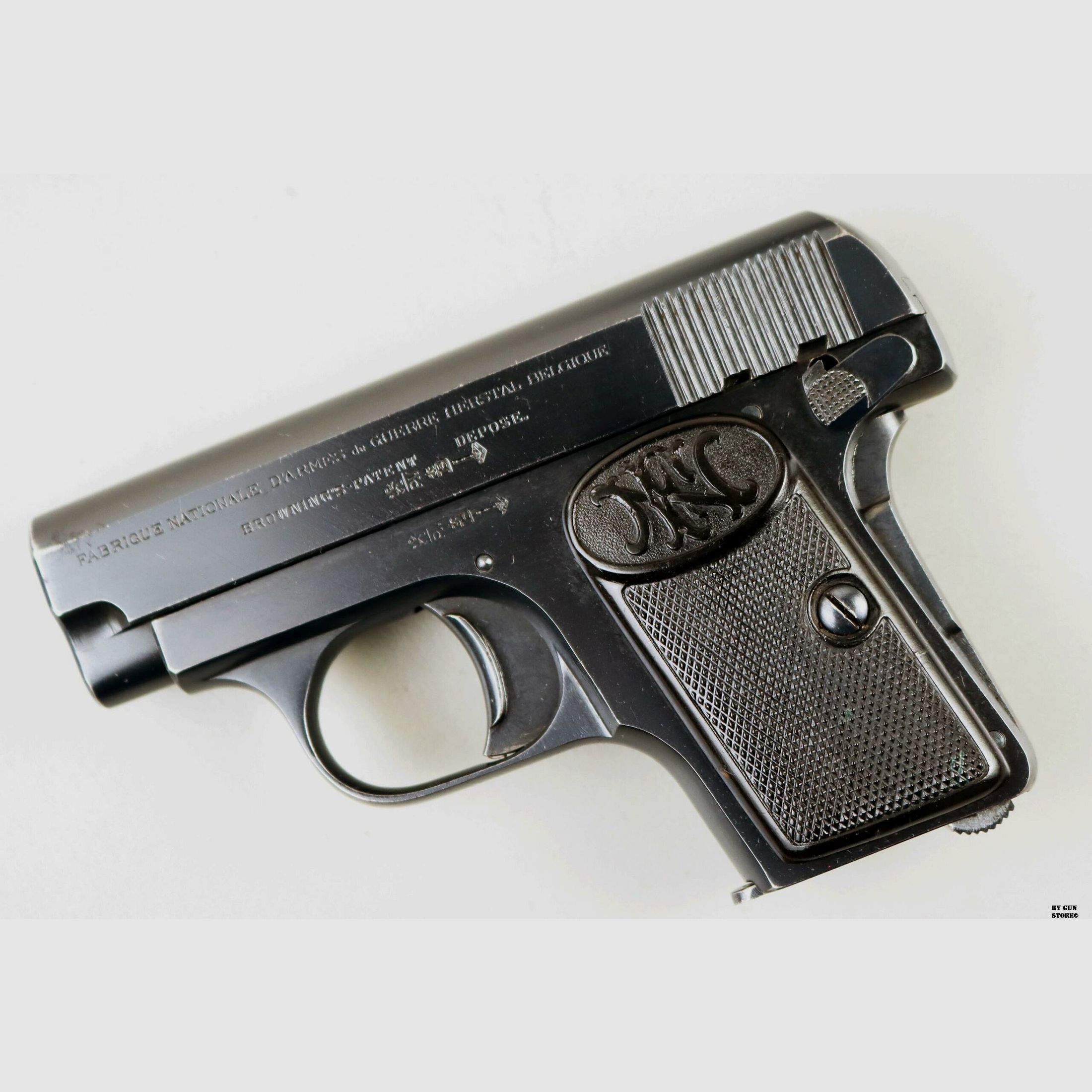 PISTOLE F.N. BROWNING MOD. 1906 CAL. 6,35 matr. 522551, image 2 sur 7