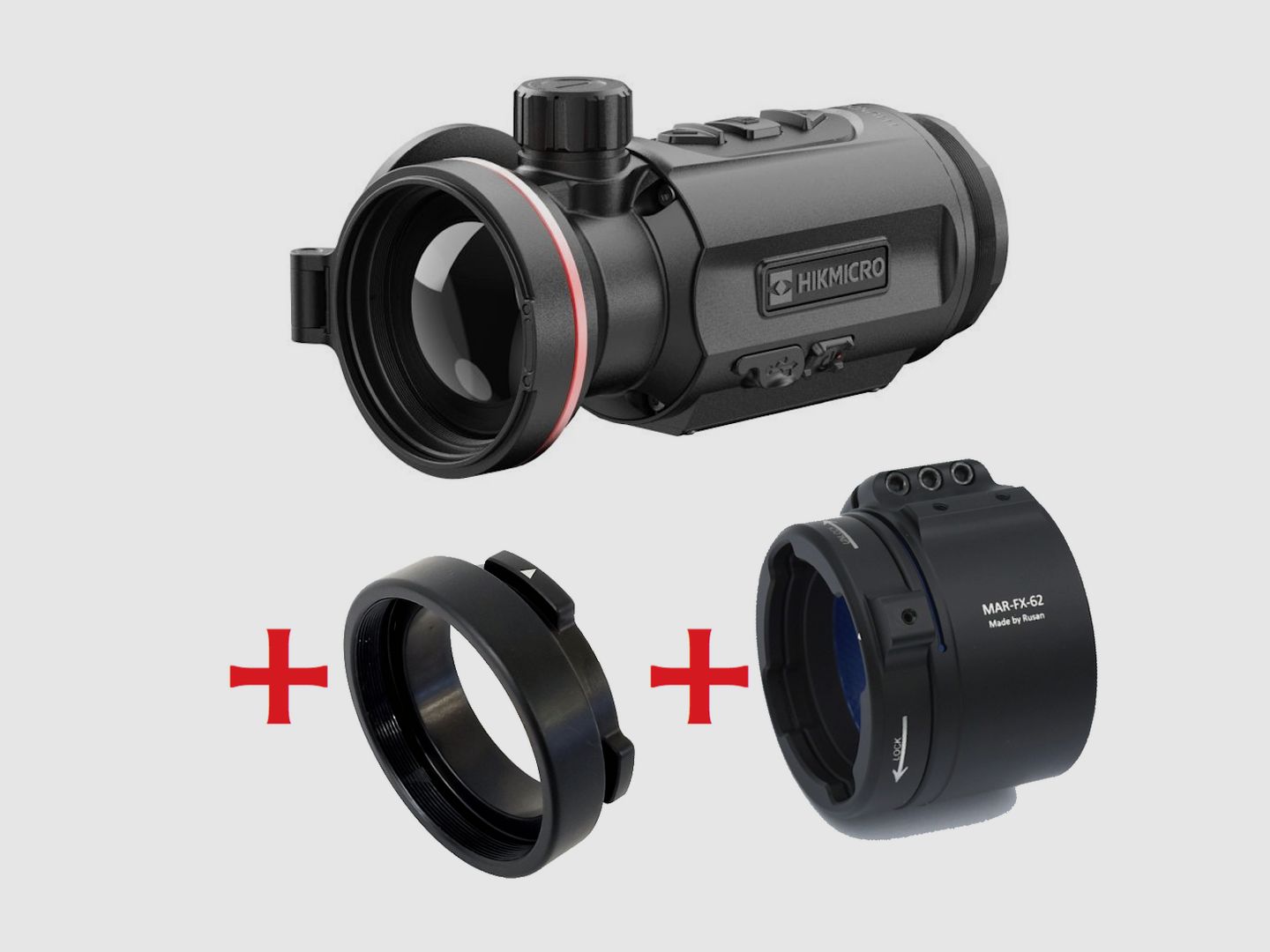 Hikmicro Thunder TQ50C 3.0 en ensemble complet