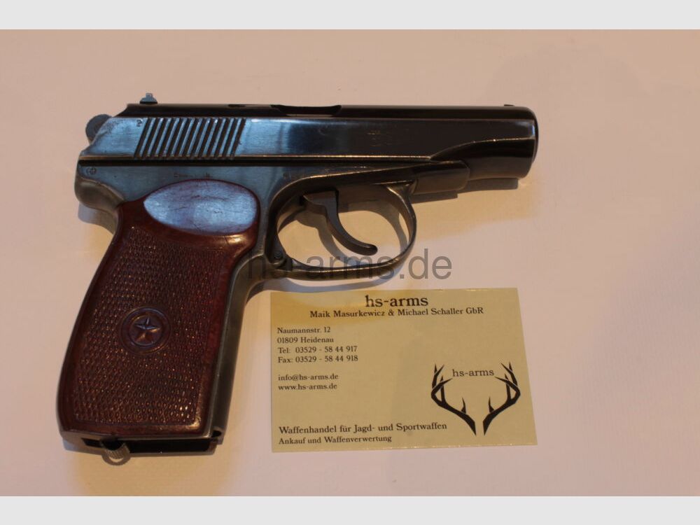 Makaraov	 Makarov 9mm Mak - russische Produktion