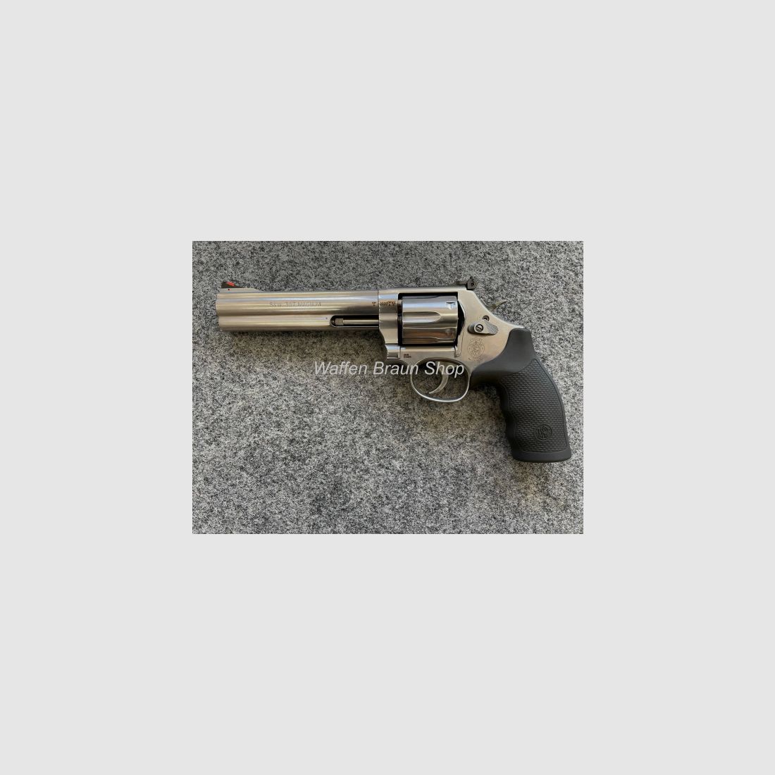 S&W Rev. Mod. 686, 6" WO, cal. .357 Mag., stainless, 6 Schuss Trommel