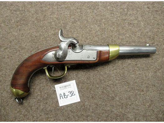 AB-38 pistola a percussione BEURET FRERES mod. 1842 cal. 18mm