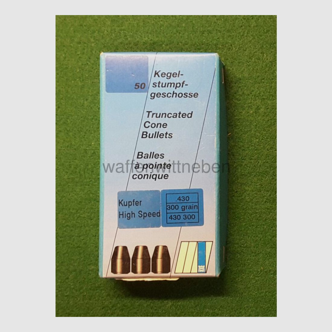 H&N (Haendler & Natermann) Kegel-shaped projectiles Copper High Speed (50 pcs.)