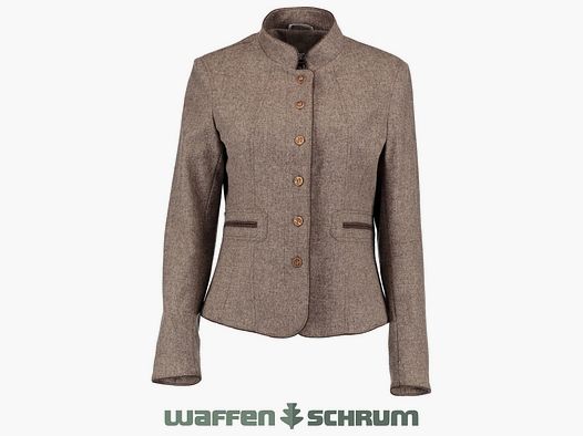 Gipfelstürmer Damenjanker Stehbundkragen Mittelbeige