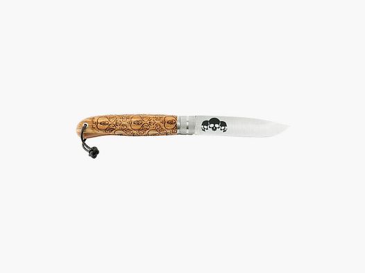 Versetztes Messer Skull Focus