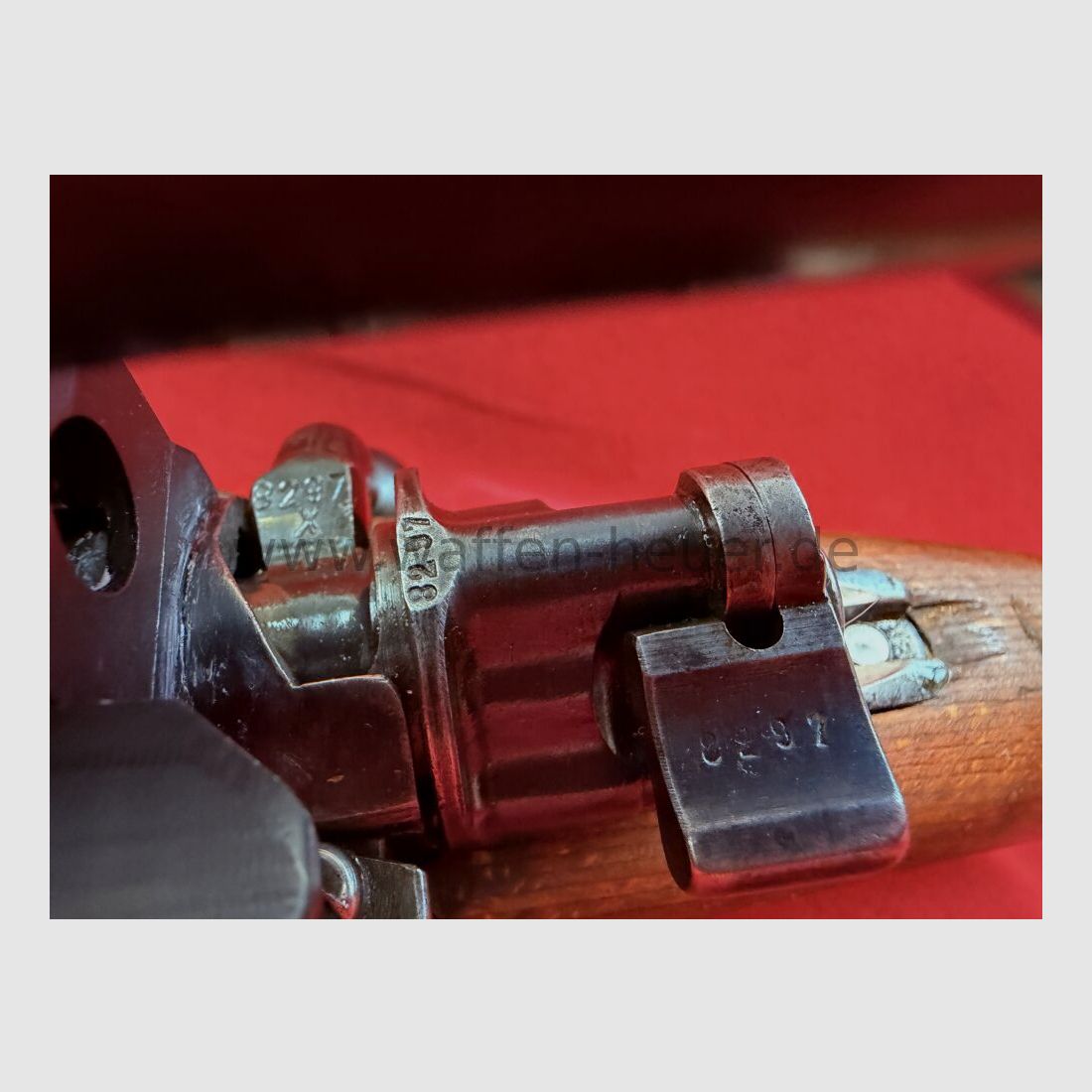 Mauser K98 Scharfschützen Karabiner WK II mit Adler und Kreuz