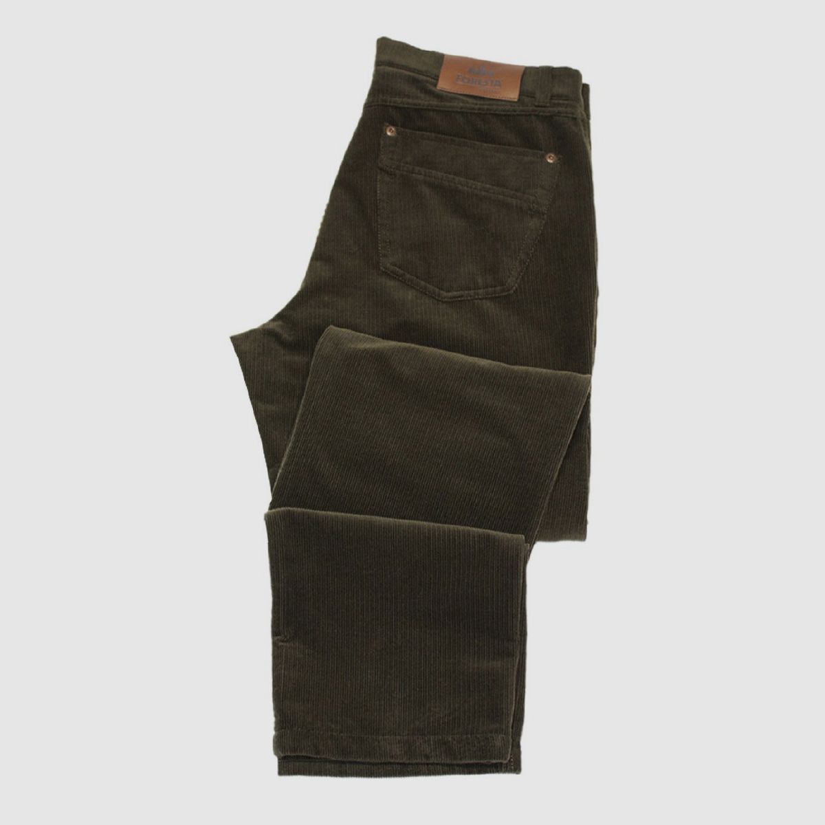 Foresta Cordhose Five Pocket Grün