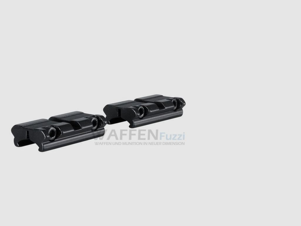 Adapterschienen kurz 3/8" von Prismen auf Weaver