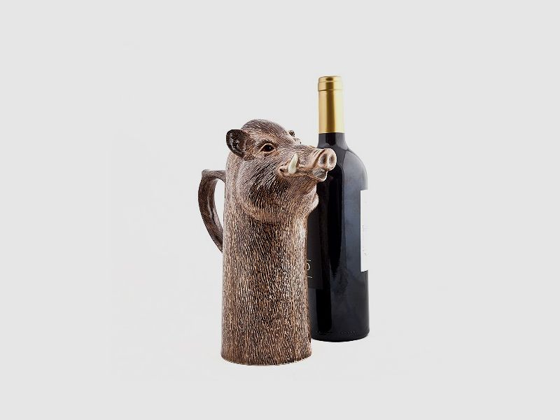Lovergreen Porzellan Motiv Wein-Krug Motiv: Keiler
