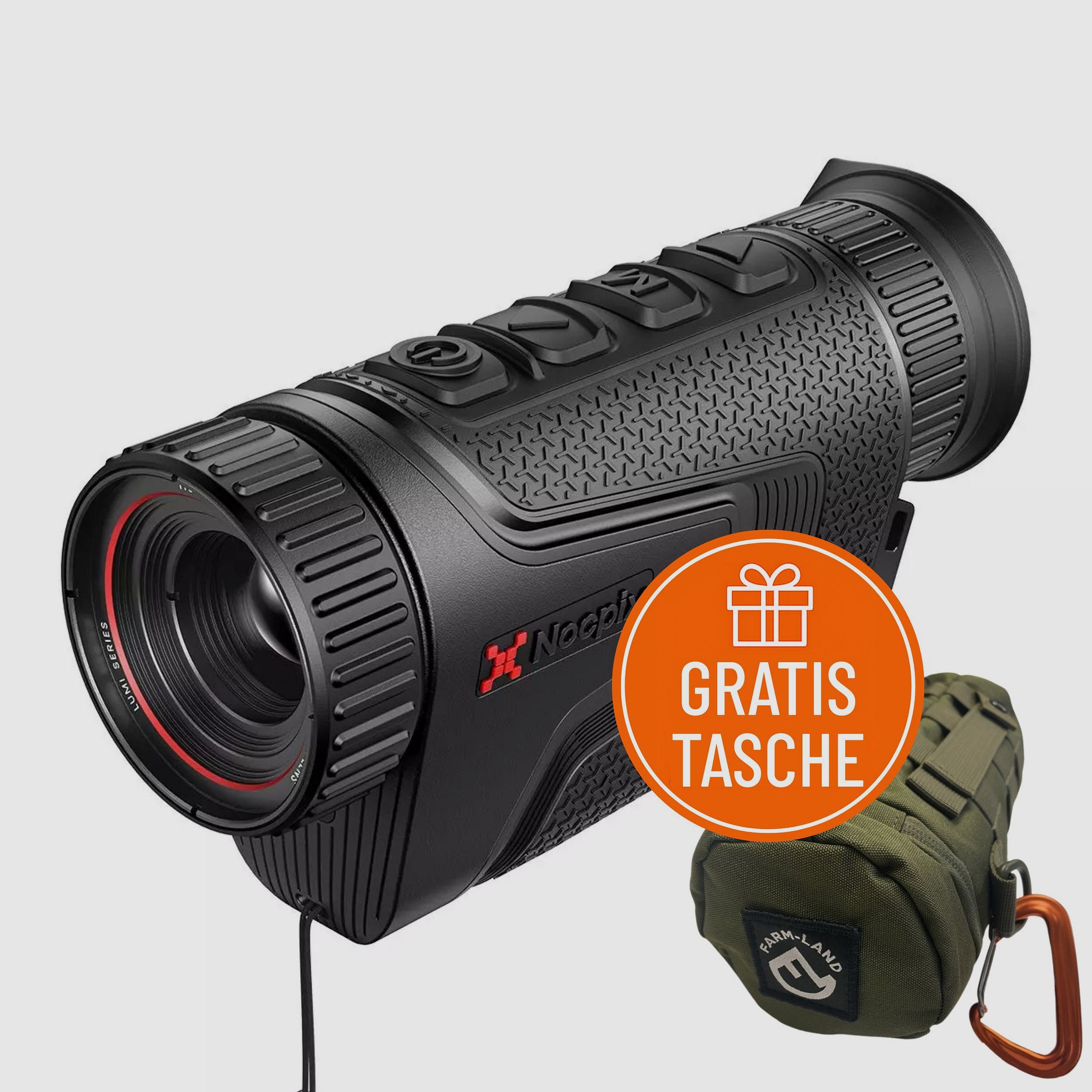 Nocpix LUMI L19 warmtebeeldmonoculair incl. GRATIS TASCHE