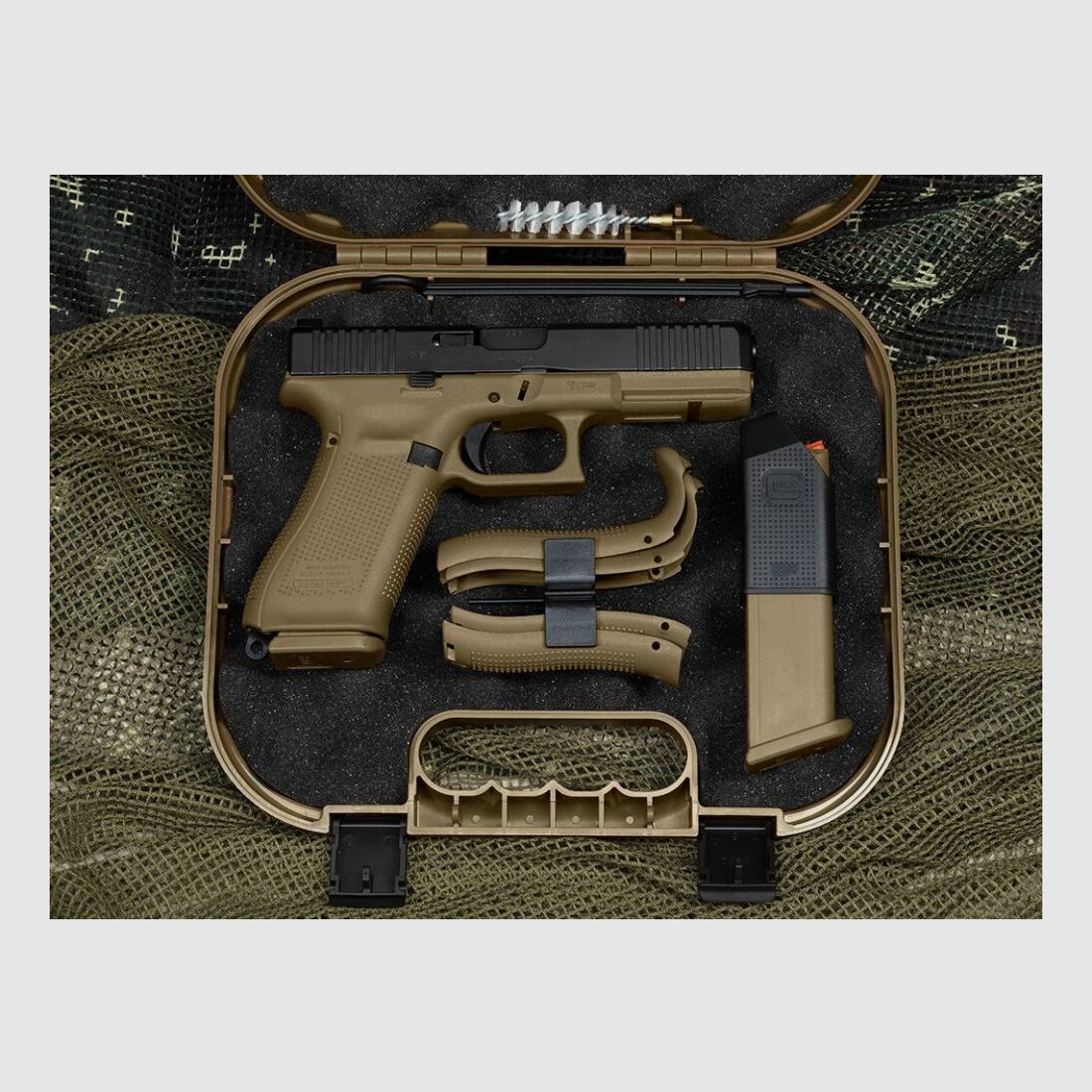 Glock	 Pistole Glock 17 Gen 5 Frankreich coyote FS FXD 9mm