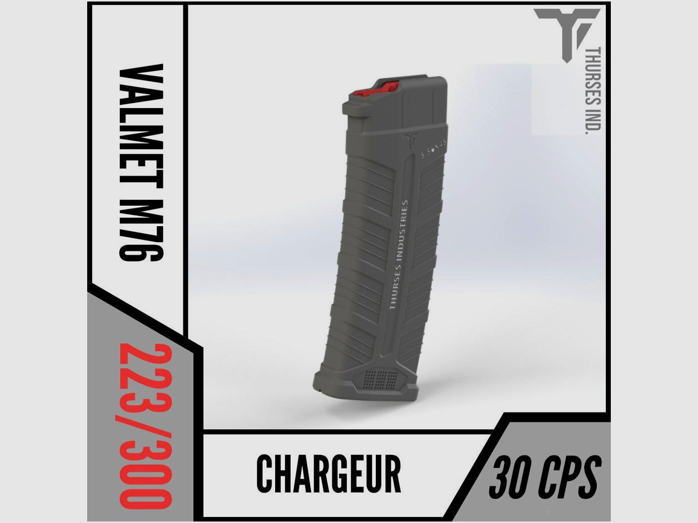 TI Magazin Kompatibel VALMET M76 .222/223REM 30 Schuss