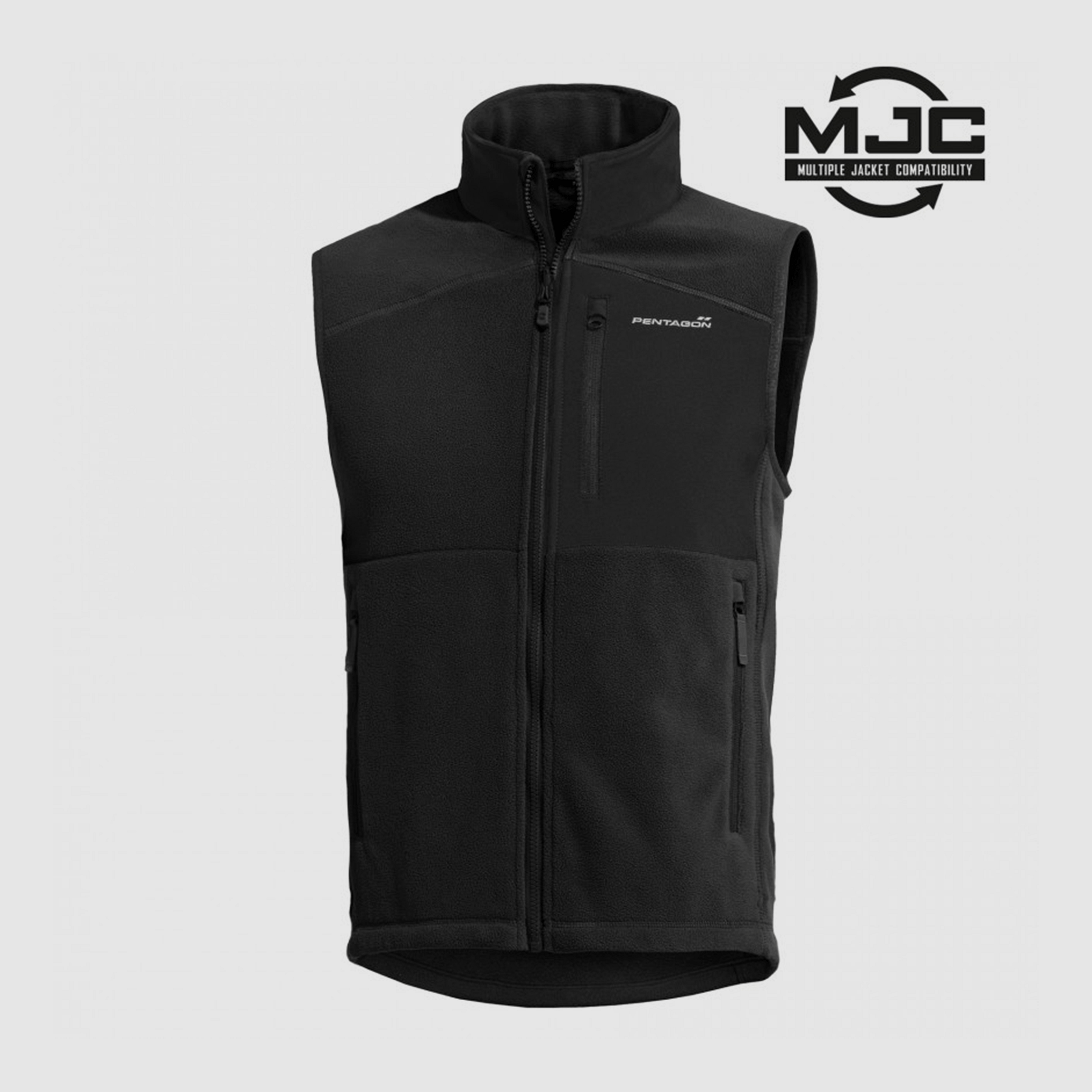 GILET – PENTAGON – ATHOS 2.0 FLEECE-JACKE SCHWARZ