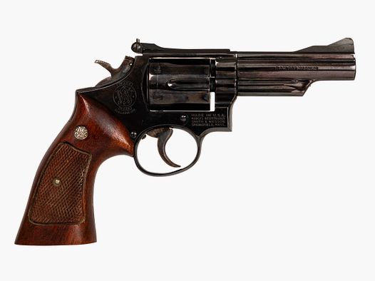 Smith & Wesson 19-3 , Holzgriffschalen, verstellbare Visierung .357Mag
