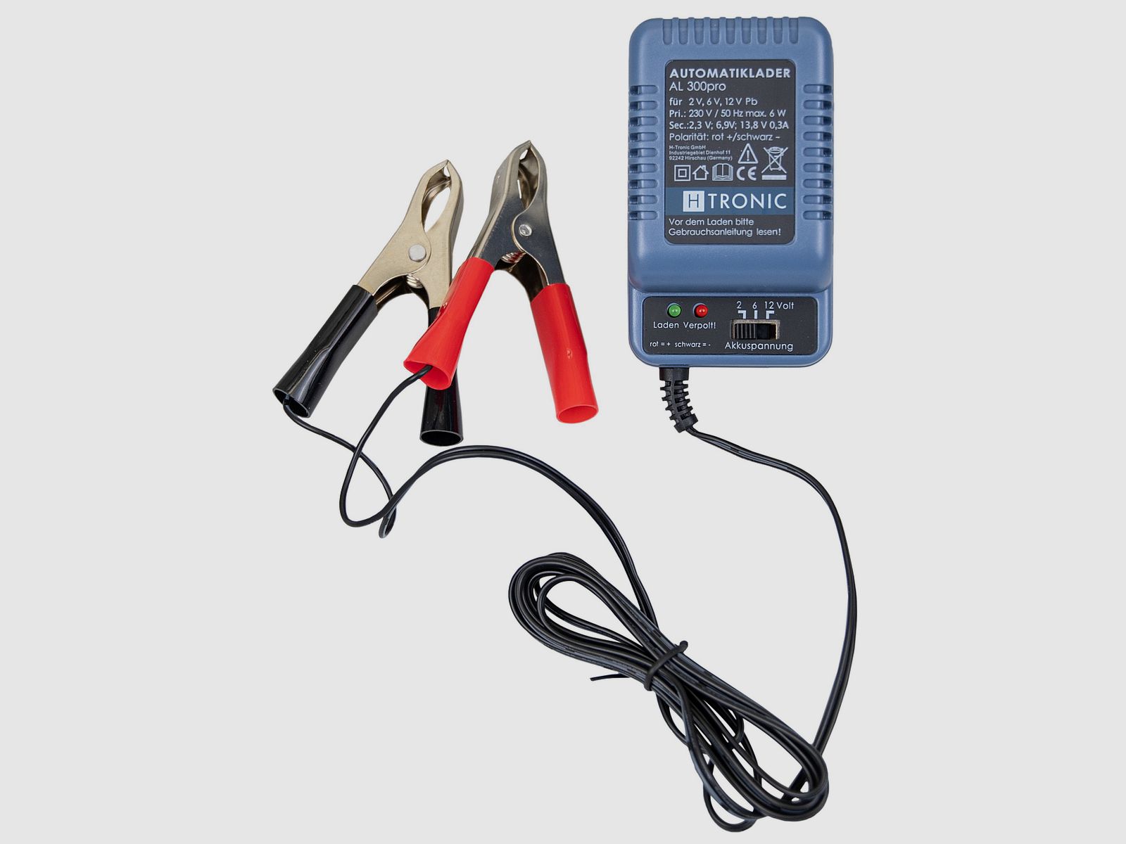 Charger for batteries 6-12 volts