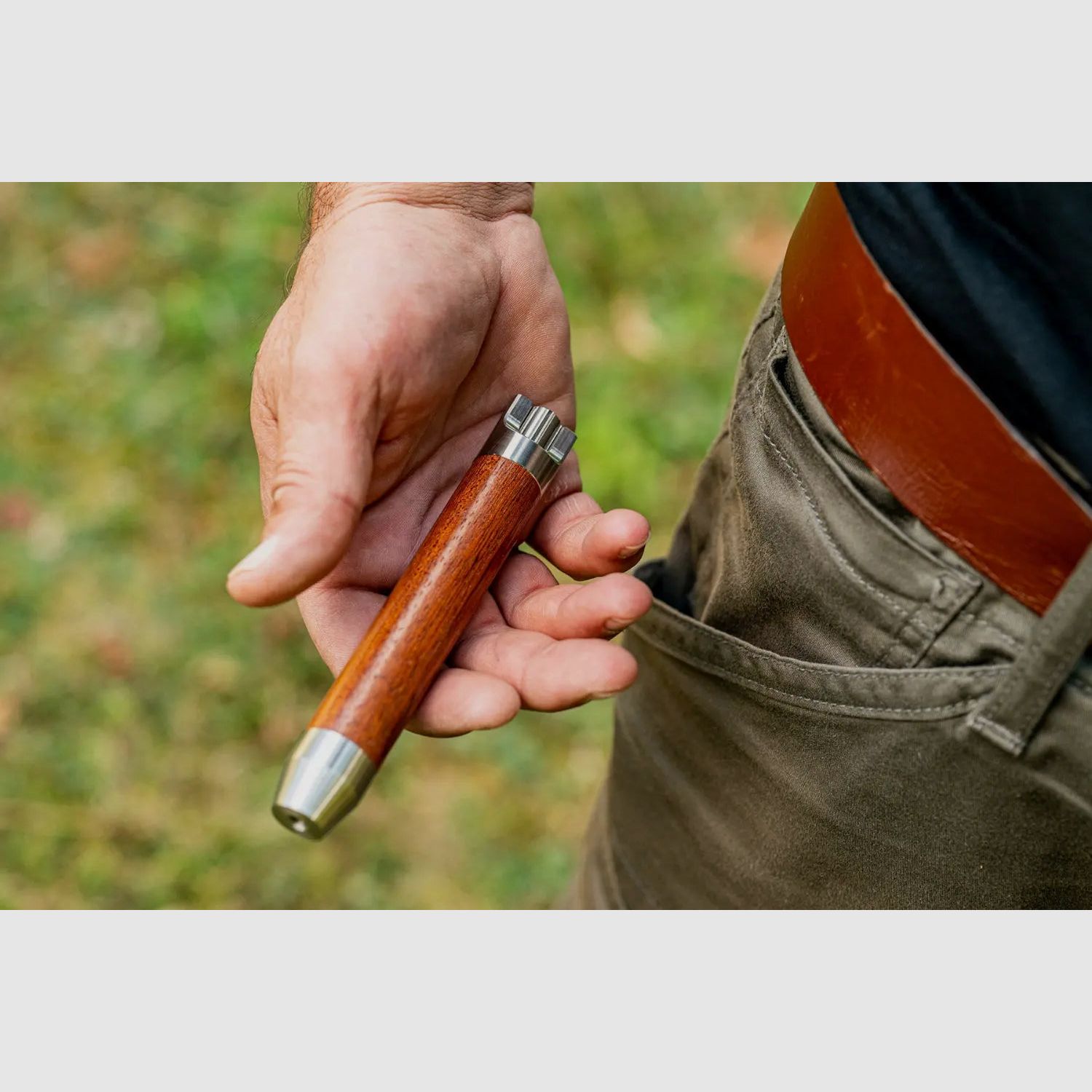 XADR ONE Aiguiseur de Couteaux Professionnel Acajou