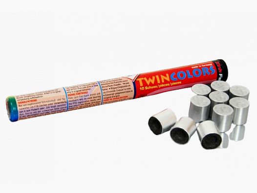 PYRO TWIN COLORS - 10 SCHUSS - 15 MM