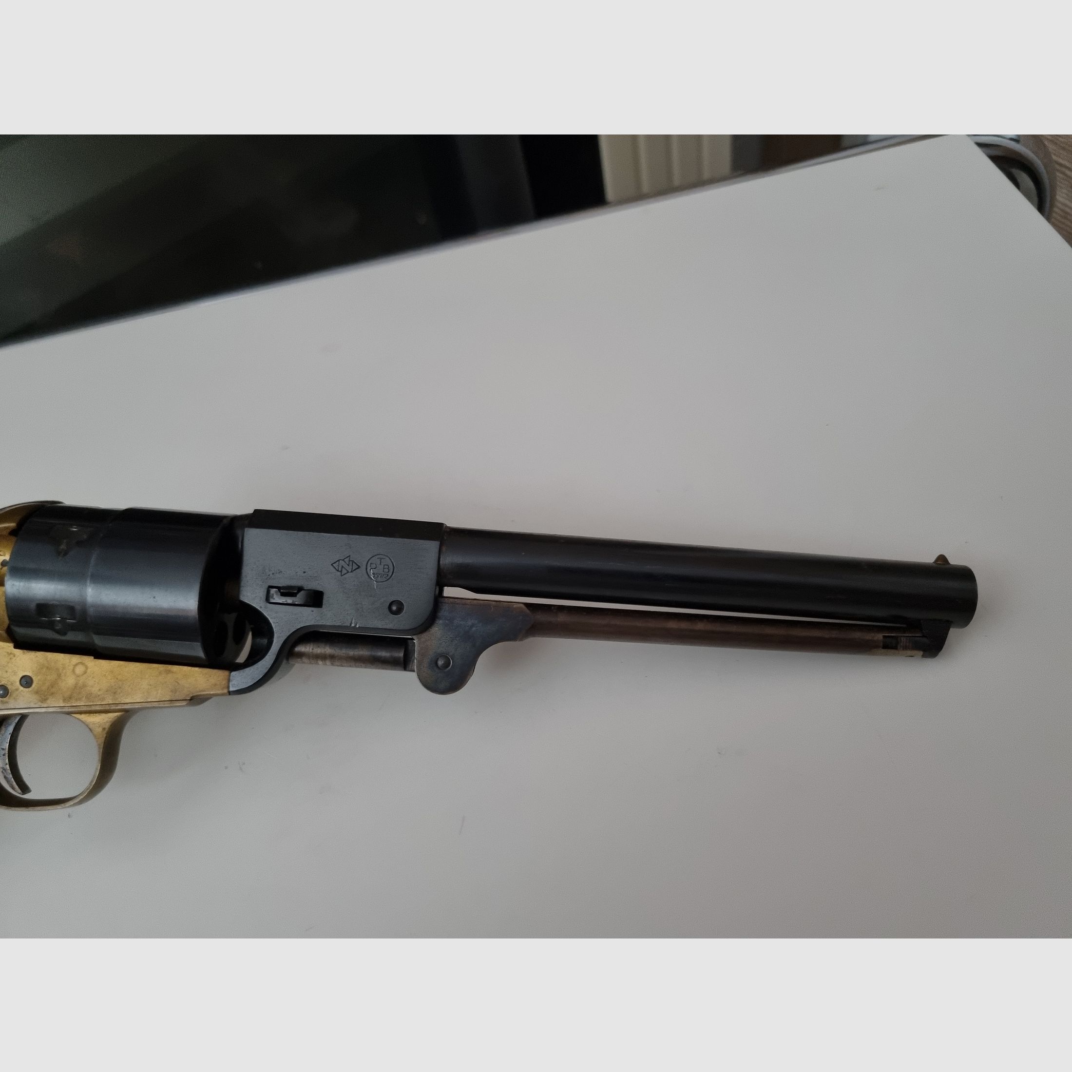 Western Navy 1851 9mm Knall Seltener Neumann Umbau PTB 357/2 