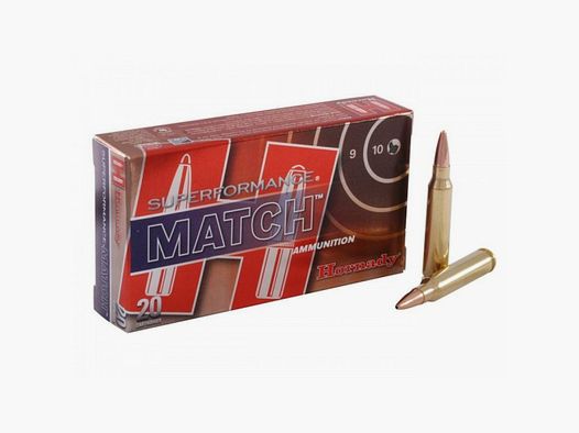 223 Remington Hornady SUPERFORMANCE® 75 gr BTHP MATCH™ VE20