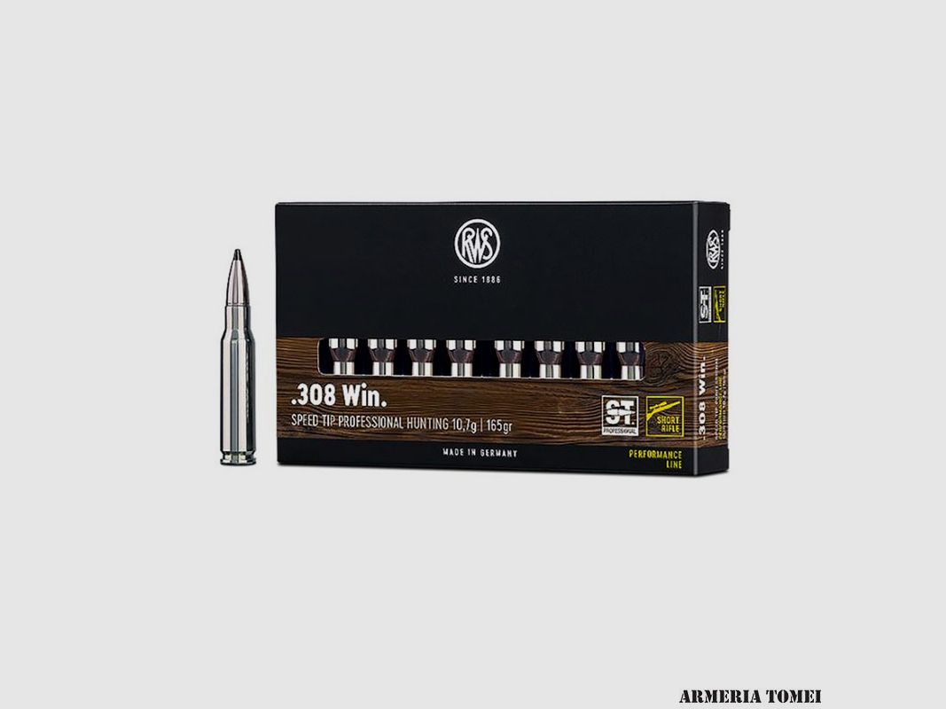 RWS – 308 WIN SPEED TIP PROFESSIONAL HUNTING 10.7G / 165GR PERFORMANCE LINE