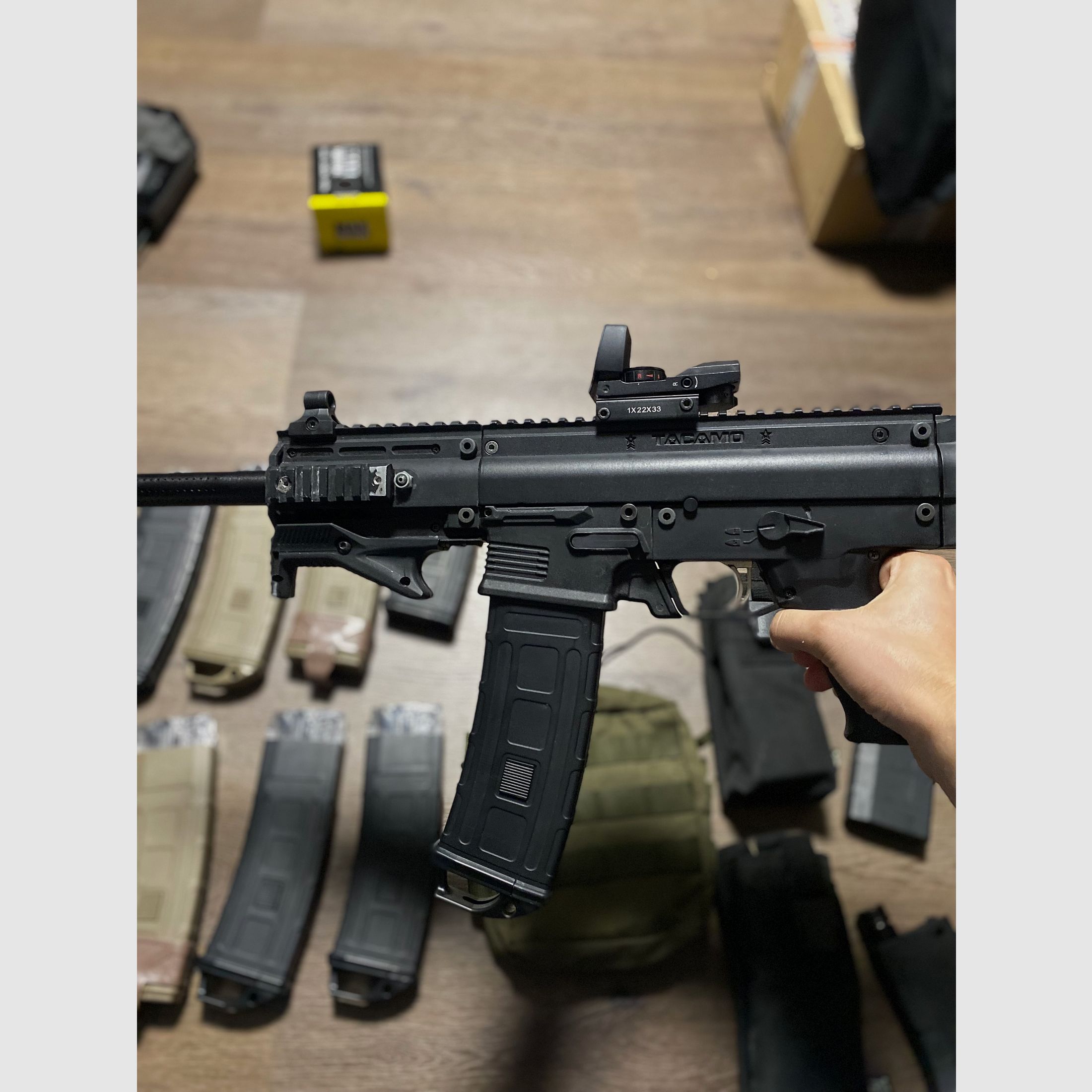 Paintball Tippmann X7 Mag Fed Umbau