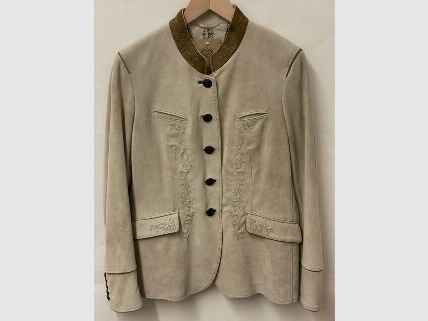 Meindl Lederjacke Damen in Creme, Bild 1 von 2