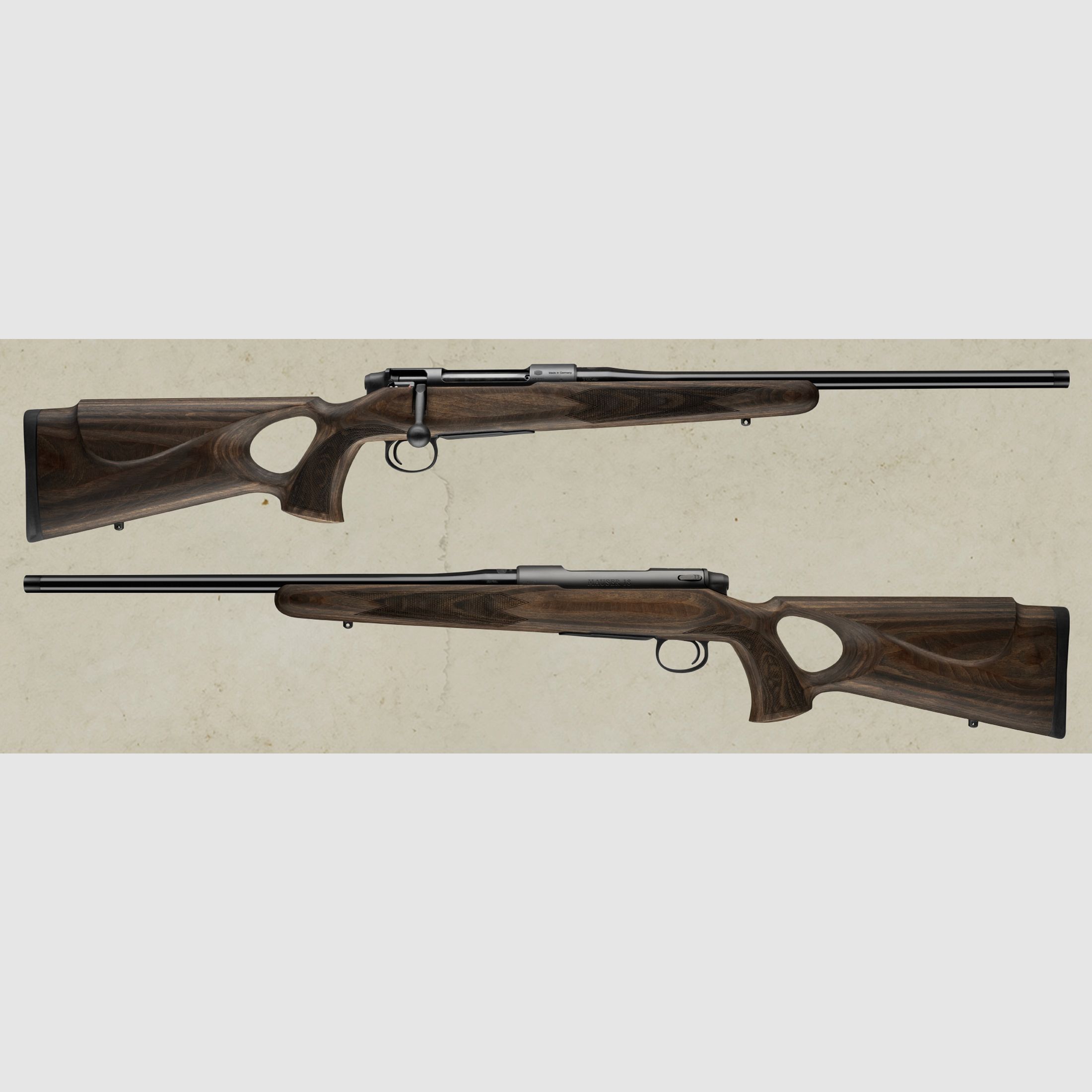 Mauser repeating rifle M18 Pure max laminated wood stock M15x1 muzzle thread .308Win /51erLL