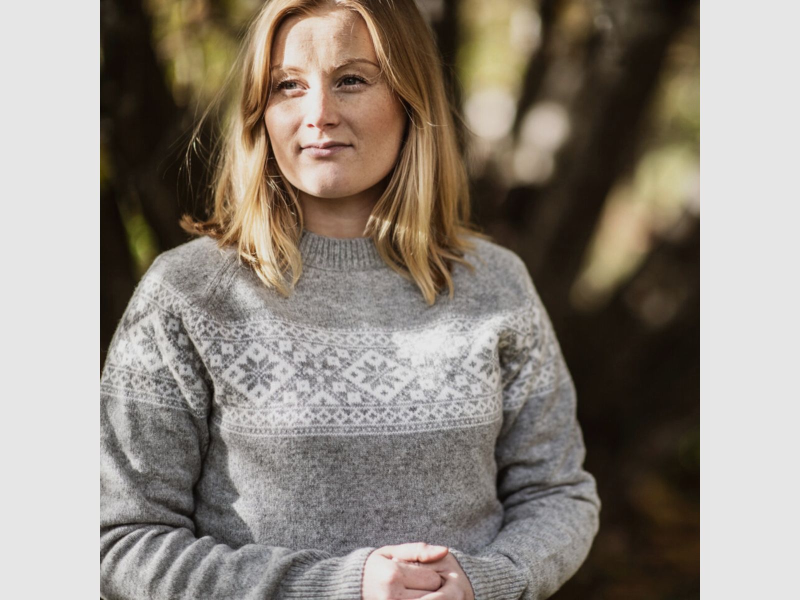 SÄTILA Grace Sweater Silver Grey