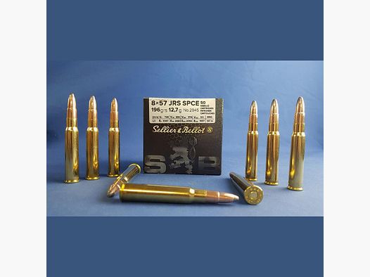 Sellier & Bellot 8×57 IRS Teilmantel SPCE 12,7g/196grs.