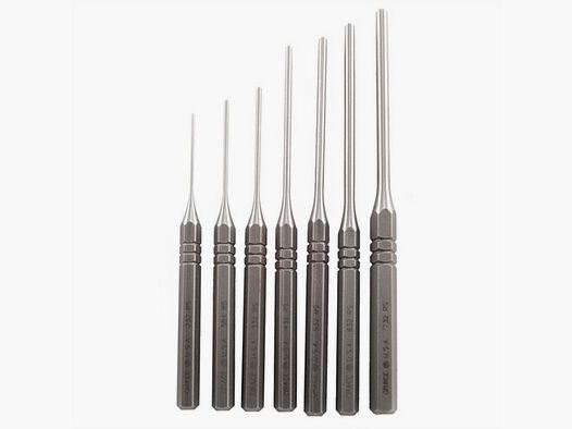 GRACE USA PUNCHES GRACE USA 7 PIECE STEEL ROLL PIN PUNCH SET
