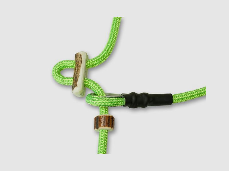 Mystique Field Trial Moxon 6 mm 150 cm verde neon con fermo in corno, immagine 2 di 2