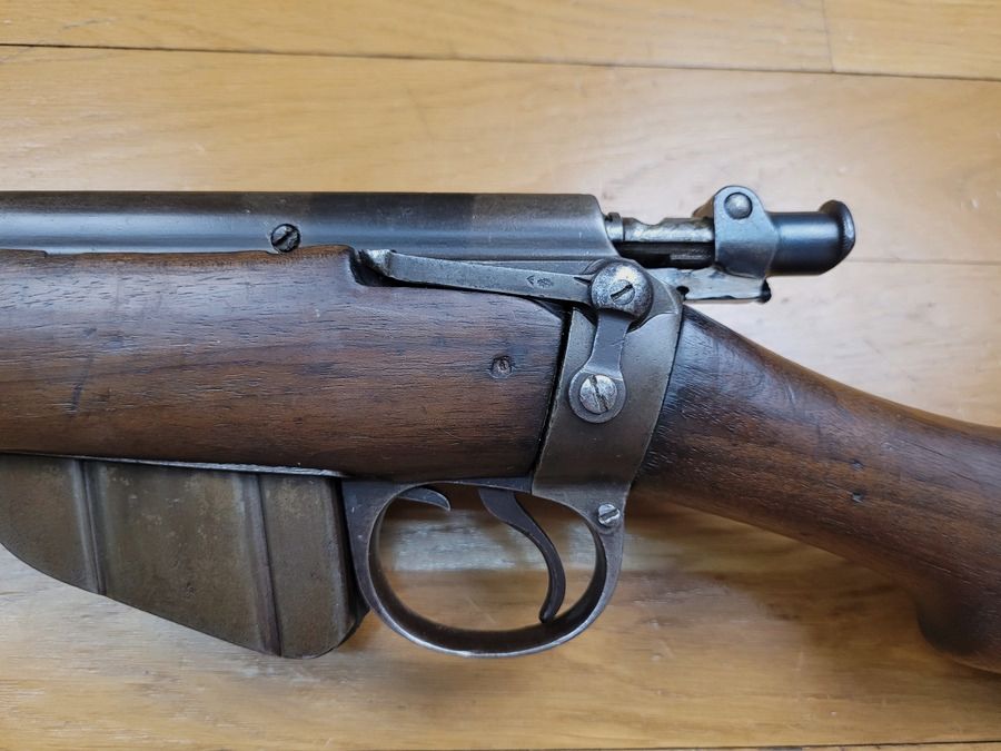 Rarissimes Lee Enfield MkI* – Kaliber .303 British – neu gebaut 1903 (einer der letzten!) – mit der Zahl von Edward VII – militärisches BSA-Gehäuse – gute Mechanik und schönes Holz – Visier 1899 – Kategorie D – globaler TBE, Bild 23 von 29