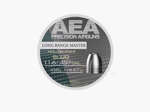 AEA Slugs Long Range Master HP, Kal. 11,6mm/.457