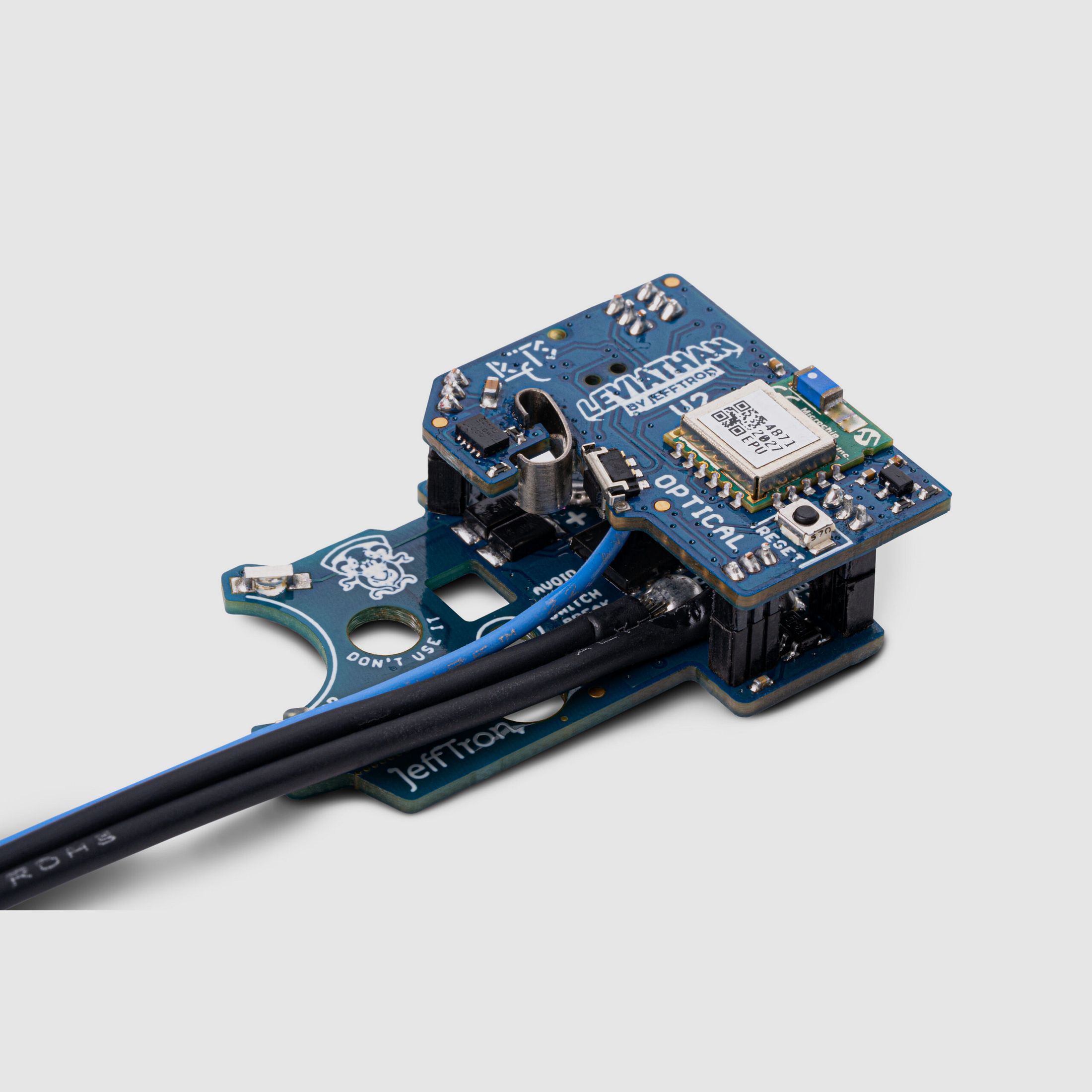 Leviathan V2 OPTICAL - to stock/rearwired mit Speed CNC trigger black (AR/M4/M16)