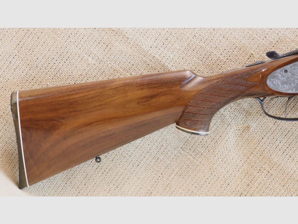 Escopeta de doble cañón ZBROJOVKA BRNO, Mod. 5725 7x65R;12/70 incluyendo cañón intercambiable para escopeta