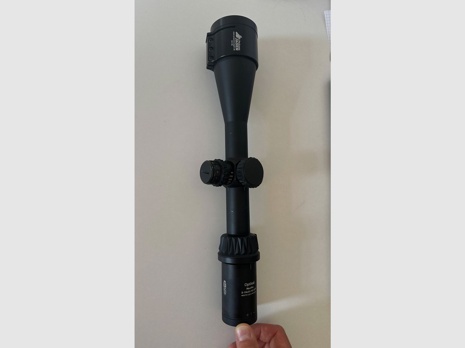 Meopta Optika6 MeoPro 3-18x50 RD SFP + Präzise Jagen tuleja zaciskowa KH 58, zdjęcie 2 z 3