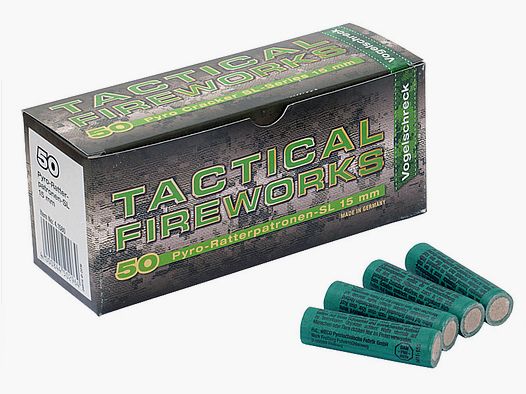 Pyro Umarex Tactical Fireworks Ratterpatronen Vogelschreck 50 StĂĽck (P18)