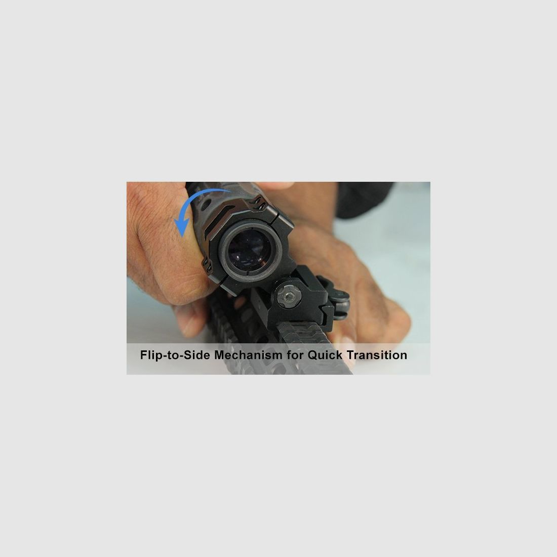 Support universel pour lampe torche diamètre 25,4 - 30 sur Weaver., image 4 sur 7
